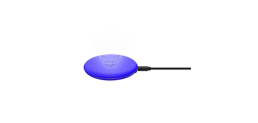 Celly WLFASTFEELBL Caricabatterie per dispositivi mobili Smartphone Blu USB Carica wireless Ricarica rapida Interno