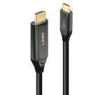 Lindy 43369 adaptador de cable de vídeo 3 m USB Tipo C HDMI tipo A (Estándar) Negro