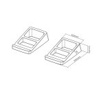 AISENS Soporte Universal De Sobremesa Para Altavoces, Negro