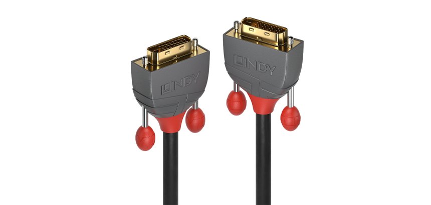 Lindy 36227 cable DVI 15 m DVI-D Negro