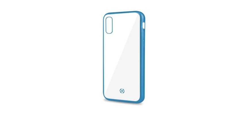 Celly Laser Matt custodia per cellulare 16,5 cm (6.5") Cover Trasparente, Blu
