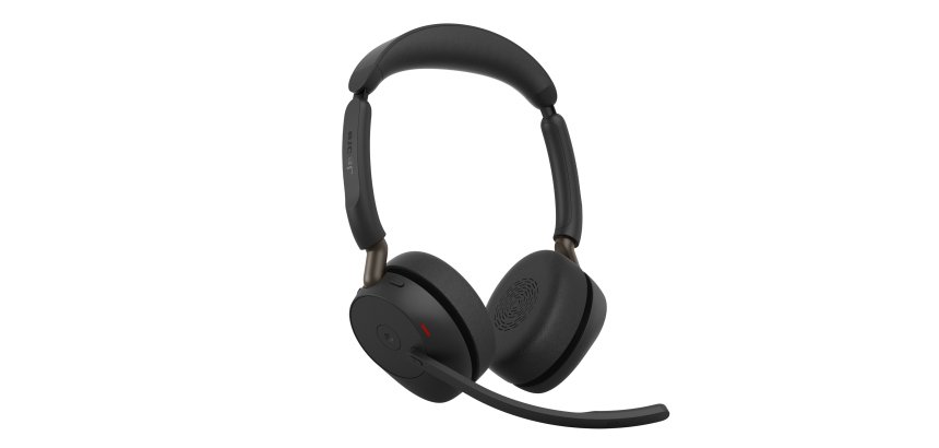Jabra Evolve3 65 Wireless Headset Over-Ear Office/Call Center USB Type-A Bluetooth Black