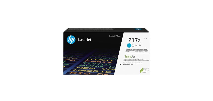 HP 217Z Ultra High Yield Cyan Original LaserJet Toner Cartridge