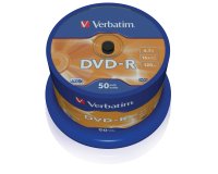 Verbatim DVD-R Matt Silver 4,7 Go 50 pièce(s)