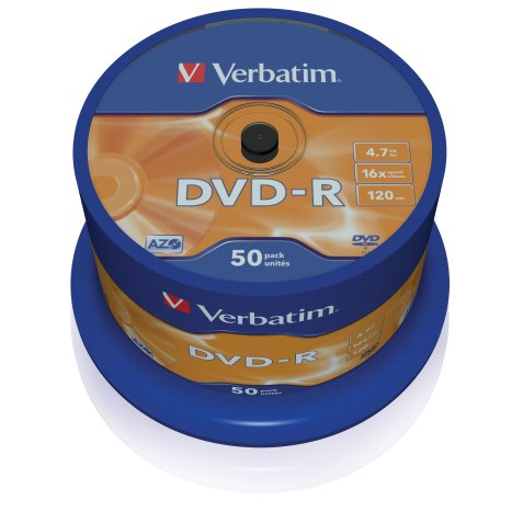 Verbatim DVD-R Matt Silver 4,7 GB 50 pieza(s)