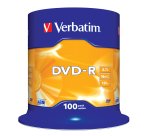 Verbatim DVD-R Matt Silver 4,7 Go 100 pièce(s)