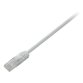 V7 Cable blanco Cat6 no blindado (UTP) con conector RJ45 macho a RJ45 macho 1m 3.3ft