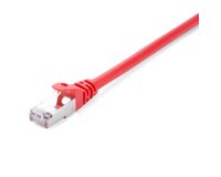 V7 Cable de red blindado CAT6 STP 01M Rojo