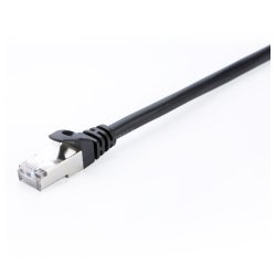 V7 Cable de red blindado CAT6 STP 01M Negro