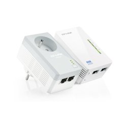 TP-Link TL-WPA4225KIT - Powerline Adapter - 802.11b/g/n - an Wandsteckdose anschließbar