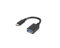 Lenovo 4X90Q59481 câble USB USB 3.2 Gen 1 (3.1 Gen 1) 0,14 m USB C USB A Noir