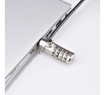 StarTech.com Cable de Seguridad Delgado de Portátil Compatible con K-Slot de 1,5m - Cable Antirrobo para Portátil con Candado de Combinación - Cable Resistente a los Cortes