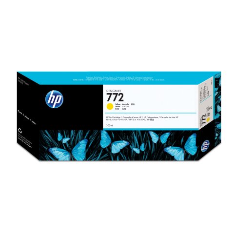 HP Cartucho de tinta DesignJet 772 amarillo de 300 ml