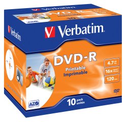 Verbatim 43521 blank DVD 4.7 GB DVD-R 10 pc(s)