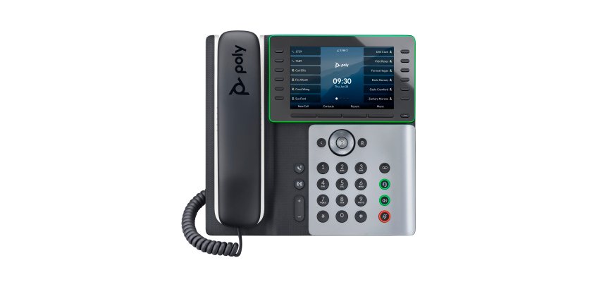 HP Poly Téléphone IP Poly Edge E550 compatible PoE