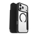 OtterBox React Folio MagSafe Series pour Apple iPhone 17 Pro Max, noir Crystal, transparente/noir