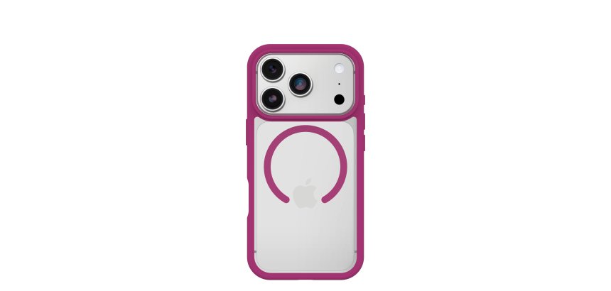OtterBox React MagSafe Series pour Apple iPhone 17 Pro, Rose Crystal