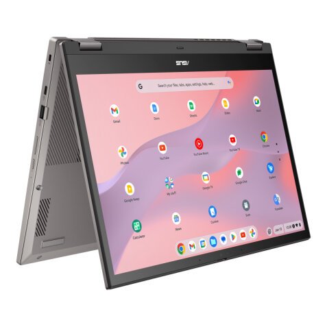 ASUS Chromebook CX34 Flip CB3401FBA-LZ0187 Intel® Core™ i5 i5-1235U 35,6 cm (14") Écran tactile WUXGA 16 Go LPDDR4x-SDRAM 256 Go SSD Wi-Fi 6E (802.11ax) ChromeOS Gris