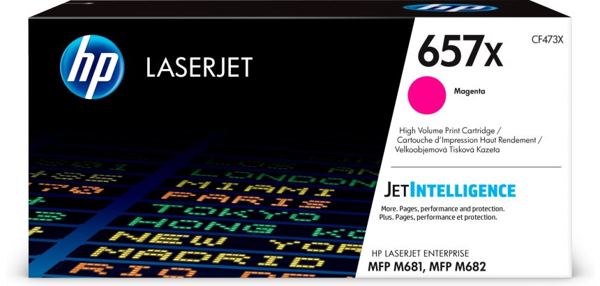 HP 657X - à rendement élevé - magenta - original - LaserJet - cartouche de toner (CF473X)