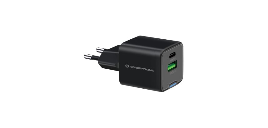 Conceptronic ALTHEA15B Caricabatterie per dispositivi mobili Universale Nero AC Ricarica rapida Interno