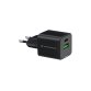 Conceptronic 2-Port 20W GaN USB PD Charger, USB-C x 1, USB-A x 1, QC 3.0, PPS