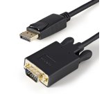 StarTech.com 91 cm lange DisplayPort-naar-VGA-adapterconverterkabel – DP naar VGA 1920x1200 - zwart