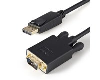 StarTech.com Câble DP vers VGA - Cordon Adaptateur Convertisseur Actif d'Écran DP++/1.2 DP Mâle vers VGA Mâle de 91 cm d'Ordinateur Portable vers Vidéoprojecteur - 1920x1200 - Noir