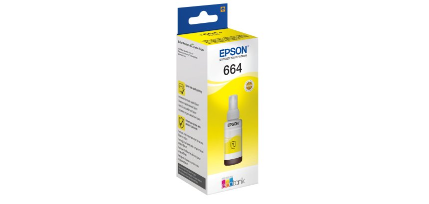 Epson 664 EcoTank inktfles geel