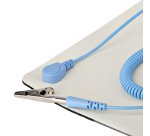 StarTech.com Tapis Antistatique ESD - Tapis de Bureau ESD Universel - Sous-couche pour Réparation d'Appareils Électroniques - Tapis de Travail avec Câble de Mise à la Terre Détachable, ANSI/ESD S 4.1, 30x46cm