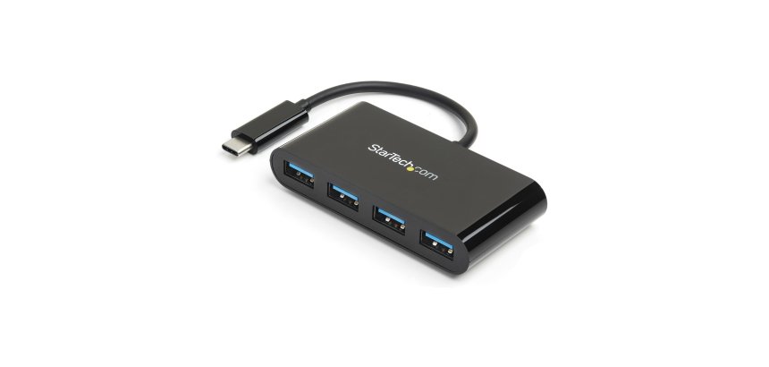 StarTech.com Hub USB-C à 4 ports alimenté par bus - USB-C vers 4x USB-A - USB 3.0 - 5Gbps
