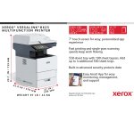 Xerox VersaLink B625 A4 61ppm Duplex Copy/Print/Scan/Fax PS3 PCL5e/6 2 Trays 650 Sheets