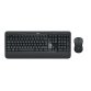 Logitech Advanced MK540 tastiera Mouse incluso Universale USB AZERTY Belga Nero, Bianco