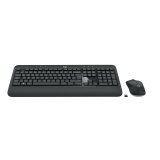 Pack Teclado USB AZERTY Francés + Ratón Logitech Negro Advanced MK540