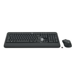 Logitech Advanced MK540 clavier Souris incluse Universel USB QWERTY Anglais britannique Noir, Blanc