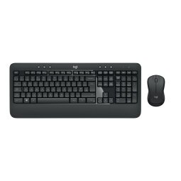 Logitech MK540 Advanced Combo Tastiera e Mouse Wireless per Windows, Ricevitore USB Unifying 2,4 GHz, Tasti di Scelta Rapida Multimediali, Durata Batteria di 3 Anni, per PC, Laptop