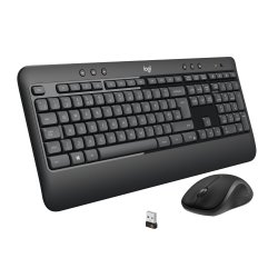 Logitech 920-008685 tastiera Mouse incluso Universale USB QWERTY US International Nero, Bianco