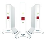 Mesh Set 20003109 sistema Wi-Fi Mesh Dual-band (2.4 GHz/5 GHz) Wi-Fi 6E (802.11ax) Rosso, Bianco 2x2/4x4