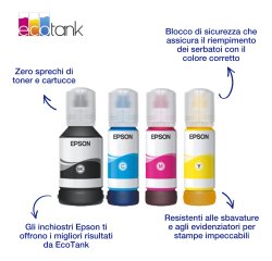 Epson - Eco Tank - 113 - Giallo - C13T06B440 - 70 ml