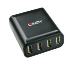 Lindy 42679 hub de interfaz USB 2.0 Negro