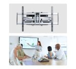 StarTech.com Support Mural Articulé Robuste pour Téléviseur à Écran Plat jusqu'à 100" et 85kg, VESA 800x500, Support à Profil Bas, Conforme TAA