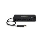 StarTech.com USB auf Dual-DisplayPort Mini Dock mit GbE LAN - Dual 4K 60 Hz