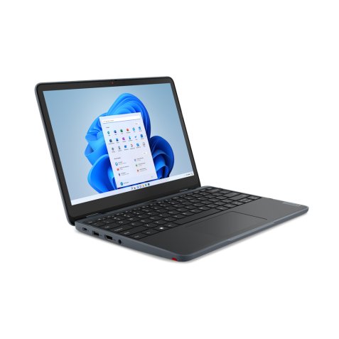 Lenovo 500w Yoga Gen 4 Intel® N N100 Hybride (2-en-1) 31 cm (12.2") Écran tactile WUXGA 4 Go LPDDR5-SDRAM 128 Go SSD Wi-Fi 6 (802.11ax) Windows 11 Pro Academic Français Gris