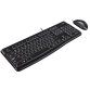 Logitech Desktop MK120 teclado Ratón incluido Oficina USB QWERTY Inglés internacional Negro