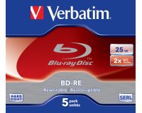 Verbatim 43615 blank Blu-Ray disc BD-RE 25 GB 5 pc(s)