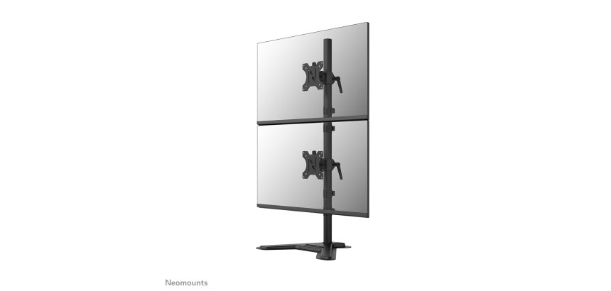 Neomounts DS45-600BL2V Soporte de monitor doble 10-32"