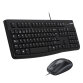 Logitech Desktop MK120 keyboard USB QWERTY Spanish Black