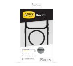 OtterBox React MagSafe Series pour Apple iPhone 17 Pro, noir Crystal, transparente/noir