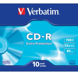 Verbatim CD-R Extra Protection 700 Mo 52x 10 pièce(s)