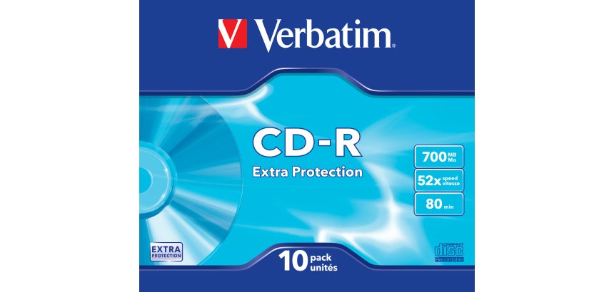 Verbatim CD-R Extra Protection 700 Mo 52x 10 pièce(s)