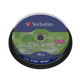 Verbatim CD-RW 12x 700 Mo 10 pièce(s)